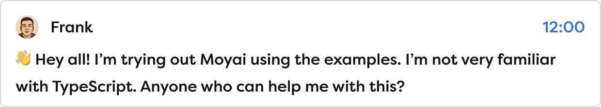 Chat example